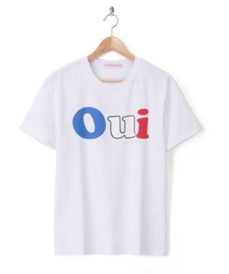 ＜Lecole Des Femmes＞ &starf;Tシャツ(Ouiカラー)(33146) white 【三越・伊勢丹/公式】