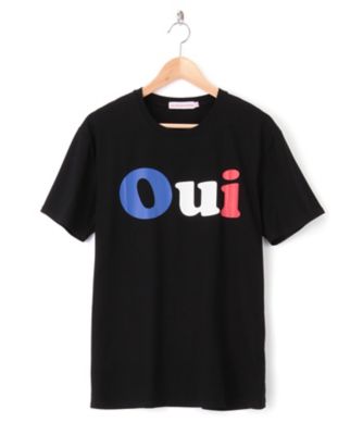 ＜Lecole Des Femmes＞ &starf;Tシャツ(Ouiカラー)(33146) black 【三越・伊勢丹/公式】