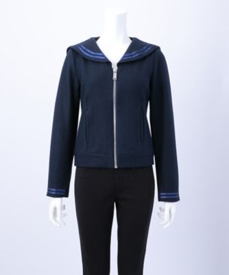 ＜Lecole Des Femmes＞ セイラージャケット(26128) NAVY 【三越・伊勢丹/公式】
