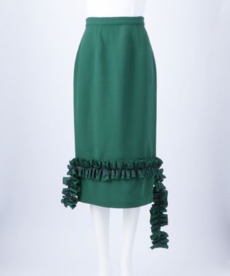 【SALE（伊勢丹）】＜ANOKI＞ スカート(ANORS17-14) GREEN 【三越・伊勢丹/公式】