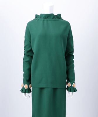 【SALE（伊勢丹）】＜ANOKI＞ ブラウス(ANORS17-15) GREEN 【三越・伊勢丹/公式】