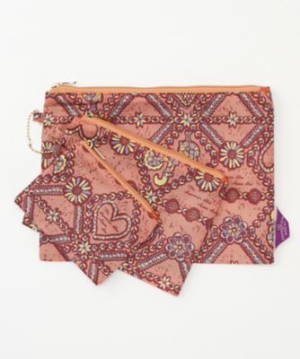 ＜THE SOUVENIR SHOP＿ANNA SUI＞ 鳥柄ポーチ3点セット(80340016) ピンク(30) 【三越・伊勢丹/公式】