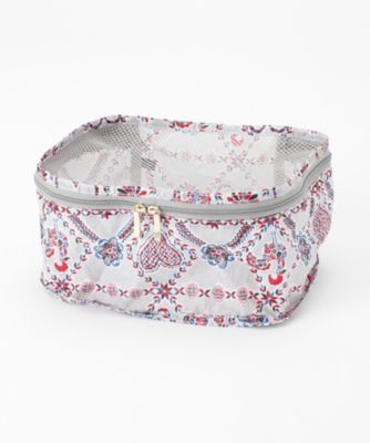 ＜THE SOUVENIR SHOP＿ANNA SUI＞ 鳥柄 軽量パッキングポーチ Mサイズ(80320078) グレー(70) 【三越・伊勢丹/公式】