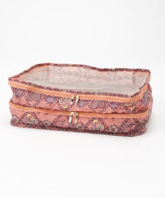 ＜THE SOUVENIR SHOP＿ANNA SUI＞ 鳥柄 軽量パッキングポーチ Lサイズ(80320079) ピンク(30) 【三越・伊勢丹/公式】