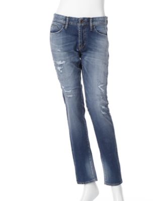 【SALE（三越）】＜ワンフォーイレブン/1411＞ <ex1411>ボーイフレンドテーパードパンツ(e-L805HE) インディゴ 【三越・伊勢丹/公式】