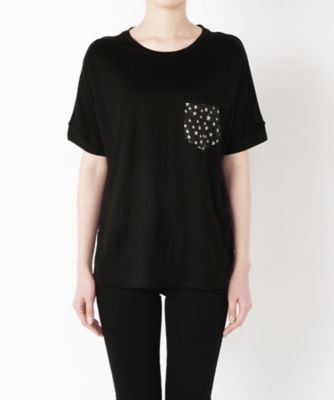 【SALE（伊勢丹）】＜レディ フォア ザ ウィークエンド/Ready for the Weekend＞ スタープリントカットアンドソーン(77686122) ブラック（109BLACK） 【三越・伊勢丹/公式】