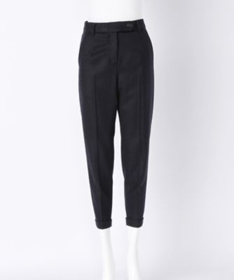 【SALE（伊勢丹）】＜レディ フォア ザ ウィークエンド/Ready for the Weekend＞ ウールパンツ(ISPTFB0011) ネイビー 【三越・伊勢丹/公式】