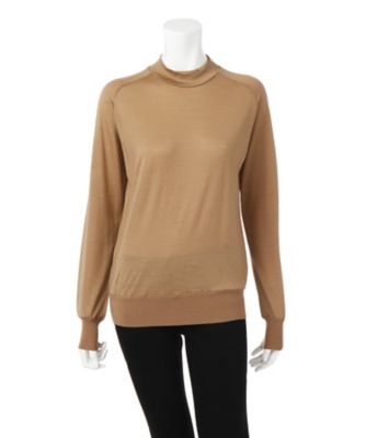 【SALE（伊勢丹）】＜レディ フォア ザ ウィークエンド/Ready for the Weekend＞ リブニットタートルカットソー(ISCT-FB015) ベージュ 【三越・伊勢丹/公式】