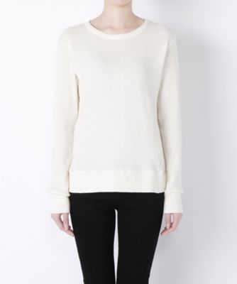 【SALE（伊勢丹）】＜レディ フォア ザ ウィークエンド/Ready for the Weekend＞ ワッフルカットソー(77687111) ホワイト 【三越・伊勢丹/公式】