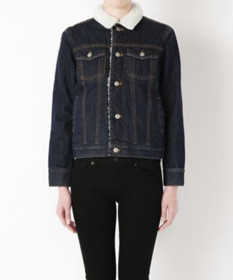 【SALE（伊勢丹）】＜リタ ジーンズ トーキョー/RITA JEANS TOKYO＞ ボア付デニムジャケット(RT15FWJK04I) インディゴ（INDIGO） 【三越・伊勢丹/公式】