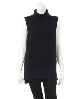 【SALE（伊勢丹）】＜レディ フォア ザ ウィークエンド/Ready for the Weekend＞ タートルニットベスト(RFFI-001 ) ネイビー 【三越・伊勢丹/公式】