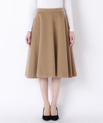 【SALE（伊勢丹）】＜レディ フォア ザ ウィークエンド/Ready for the Weekend＞ シャギースカート(ISSK-FB024) キャメル 【三越・伊勢丹/公式】