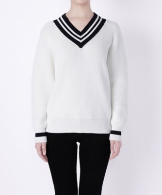 【SALE（伊勢丹）】＜レディ フォア ザ ウィークエンド/Ready for the Weekend＞ チルデンニット(RFSI-1501) シロ 【三越・伊勢丹/公式】