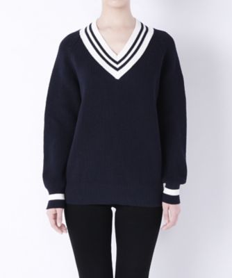 【SALE（伊勢丹）】＜レディ フォア ザ ウィークエンド/Ready for the Weekend＞ チルデンニット(RFSI-1501) ネイビーブルー 【三越・伊勢丹/公式】