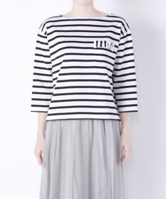 【SALE（伊勢丹）】＜レディ フォア ザ ウィークエンド/Ready for the Weekend＞ フリルボーダーカット アンド ソーン(77688101) クロ（319BLACK） 【三越・伊勢丹/公式】