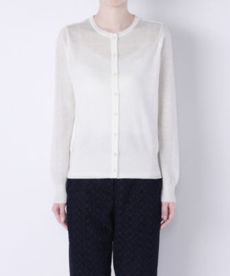 【SALE（伊勢丹）】＜レディ フォア ザ ウィークエンド/Ready for the Weekend＞ トロピカルニットカーディガン(77638101) ホワイト（WHITE） 【三越・伊勢丹/公式】