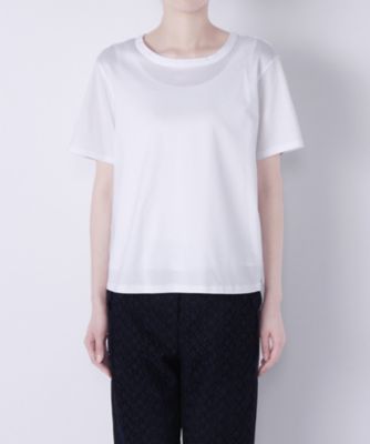 【SALE（伊勢丹）】＜レディ フォア ザ ウィークエンド/Ready for the Weekend＞ 後ろメッシュカット アンド ソーン(77688102) ホワイト（3WHITE） 【三越・伊勢丹/公式】