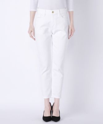 【SALE（伊勢丹）】＜レディ フォア ザ ウィークエンド/Ready for the Weekend＞ ホワイトデニムボーイフレンドパンツ(IRD550888*) ホワイト（WHT） 【三越・伊勢丹/公式】