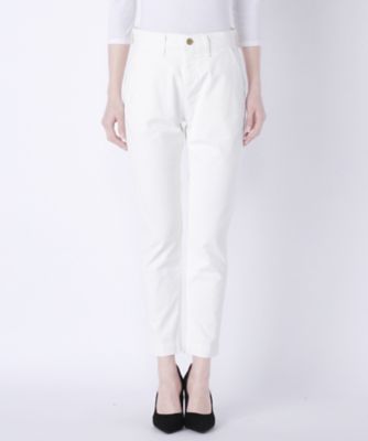 【SALE（伊勢丹）】＜レディ フォア ザ ウィークエンド/Ready for the Weekend＞ カラーテーパードパンツ(IRD22587*) ホワイト（WHT） 【三越・伊勢丹/公式】