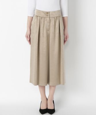 【SALE（伊勢丹）】＜レディ フォア ザ ウィークエンド/Ready for the Weekend＞ サテンガウチョパンツ(77669101) キャメル 【三越・伊勢丹/公式】