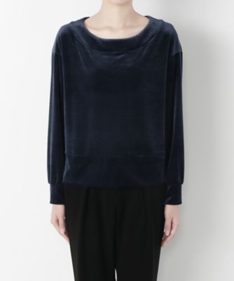 【SALE（伊勢丹）】＜レディ フォア ザ ウィークエンド/Ready for the Weekend＞ ベロアプルオーバー (77689102) ネイビー 【三越・伊勢丹/公式】