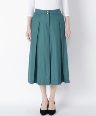 【SALE（伊勢丹）】＜レディ フォア ザ ウィークエンド/Ready for the Weekend＞ パールガウチョパンツ(FC020) ブルーグリーン 【三越・伊勢丹/公式】