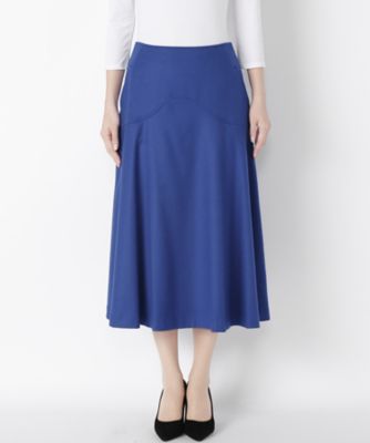 【SALE（伊勢丹）】＜レディ フォア ザ ウィークエンド/Ready for the Weekend＞ Aラインウールスカート(FC009) ブルー 【三越・伊勢丹/公式】
