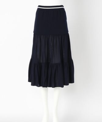 【SALE（伊勢丹）】＜ボーダーズ アット バルコニー/BORDERS at BALCONY＞ ニットスカート(BD17111Z15) NAVY 【三越・伊勢丹/公式】