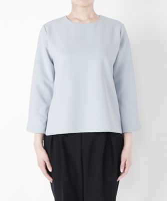 【SALE（三越）】＜マイカ＆ディール/MICA & DEAL＞ クルーネックプルオーバー(M17B091) サックス 【三越・伊勢丹/公式】