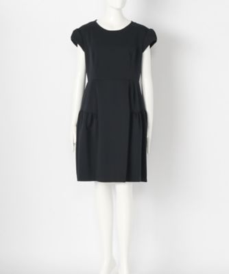 【SALE（伊勢丹）】＜FLICKA/フリッカ＞ 大きいサイズ 裾フレアドレス(FL-20OP-16AW)(クローバー) ネイビー(navy) 【三越・伊勢丹/公式】