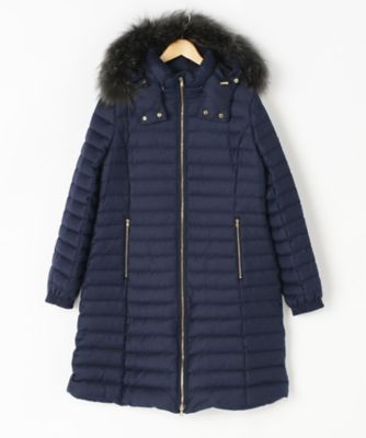 【SALE（伊勢丹）】＜タトラス/TATRAS＞ 大きいサイズ CIMAコート(A17A4581)(クローバー) ネイビー(79) 【三越・伊勢丹/公式】