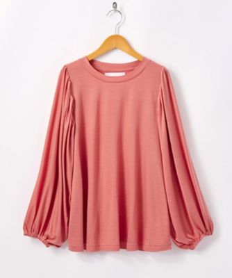 ＜Kaon/カオン＞ 大きいサイズ OMI 袖バルーンカット アンド ソーン(KA17-MCTTP)(クローバー) ピンク(pink) 【三越・伊勢丹/公式】