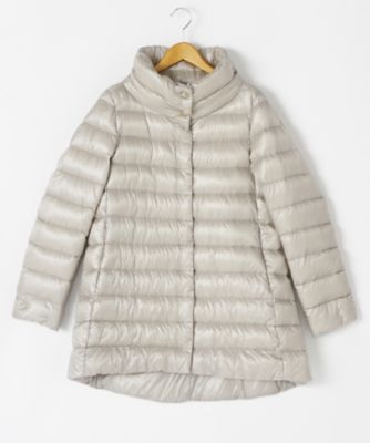 ＜ヘルノ/HERNO＞ 大きいサイズ 光沢ダウンコート(PI0505D)(クローバー) ライトグレー(9402) 【三越・伊勢丹/公式】