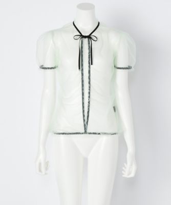 ＜Kriss Soonik/クリスソニック＞ Susan Tulle Top(STG2) LightGreen 【三越・伊勢丹/公式】
