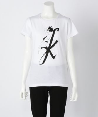 ＜Kriss Soonik/クリスソニック＞ Katwoman Alphabet T-shirt K(TS1) 【三越・伊勢丹/公式】