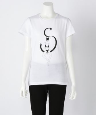 ＜Kriss Soonik/クリスソニック＞ Katwoman Alphabet T-shirt S(TS2) 【三越・伊勢丹/公式】
