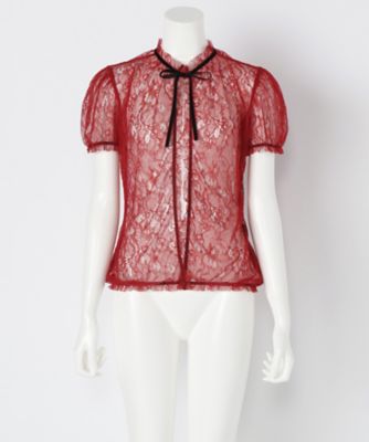 ＜Kriss Soonik/クリスソニック＞ SusanTop半袖(SUS6) Red 【三越・伊勢丹/公式】