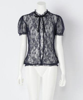 ＜Kriss Soonik/クリスソニック＞ SusanTop半袖(SUS6) Navy 【三越・伊勢丹/公式】