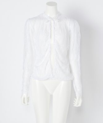 ＜Kriss Soonik/クリスソニック＞ SusanTop長袖(SUSSL6C) White 【三越・伊勢丹/公式】