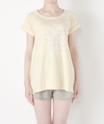 ＜To b. by agnes b.＞ STAR PRINT TS(3733WI92) クリーム(013) 【三越・伊勢丹/公式】