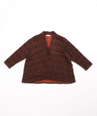 【SALE（伊勢丹）】＜IMPORT BRAND＞ 大きいサイズ <CHRISTPHER CALVIN>カーディガン(2112)(クローバープラス) ブラウン 【三越・伊勢丹/公式】