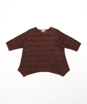【SALE（伊勢丹）】＜IMPORT BRAND＞ 大きいサイズ <CHRISTPHER CALVIN>チュニックワンピース(2113)(クローバープラス) ブラウン 【三越・伊勢丹/公式】