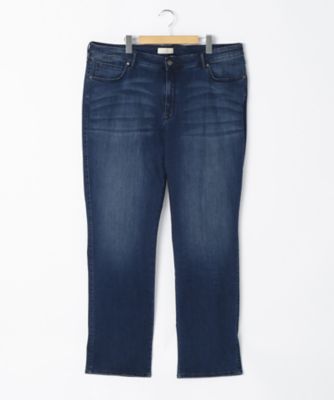 【SALE（伊勢丹）】＜IMPORT BRAND＞ 大きいサイズ <Cookie Johnson>ストレートデニムパンツ(CJ16FW_P/CG001P11501)(クローバープラス) ネイビー(navy) 【三越・伊勢丹/公式】