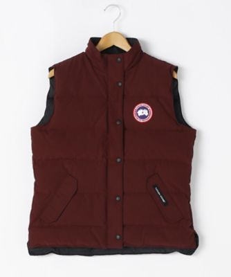 ＜カナダグース/Canada Goose＞ 大きいサイズ FREESTYLE VEST(2832L)(クローバー) プラム(27 10PLUM) 【三越・伊勢丹/公式】