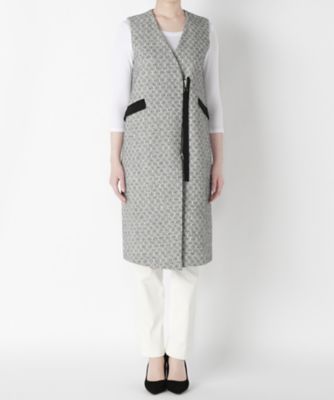 【SALE（伊勢丹）】＜レディ フォア ザ ウィークエンド/Ready for the Weekend＞ ノースリライダージレ(1604-C01-551) ホワイトxブラック 【三越・伊勢丹/公式】