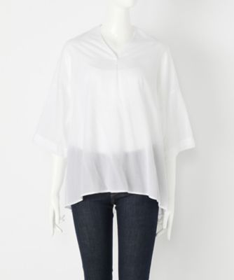 ＜TEEE(ティー)＞ ボイルワッシャーフレアブラウス(18150471) ホワイト(19) 【三越・伊勢丹/公式】