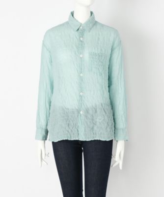 ＜TEEE(ティー)＞ コットンテンセルシャーリングシャツ(18150971)(スモールサイズ) ライトブルー(63) 【三越・伊勢丹/公式】