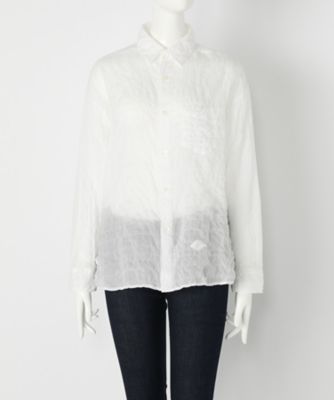 ＜TEEE(ティー)＞ コットンテンセルシャーリングシャツ(18150971)(スモールサイズ) ホワイト(19) 【三越・伊勢丹/公式】