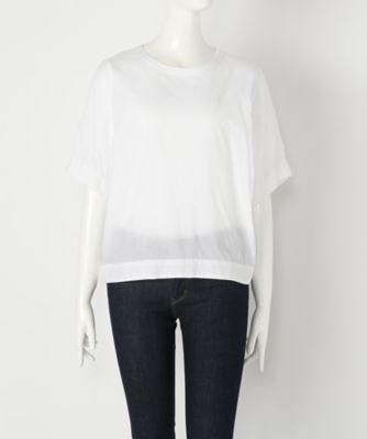 ＜TEEE(ティー)＞ ビンテージクロスドルマンブラウス(18151971)(スモールサイズ) ホワイト(19) 【三越・伊勢丹/公式】