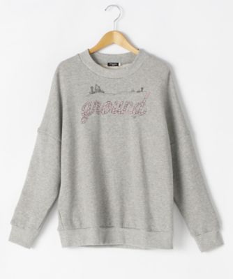 ＜マーブルシュッド/marble SUD＞ 大きいサイズ GROUNDカット アンド ソーン(235 017F003235)(クローバー) H.グレー(07) 【三越・伊勢丹/公式】